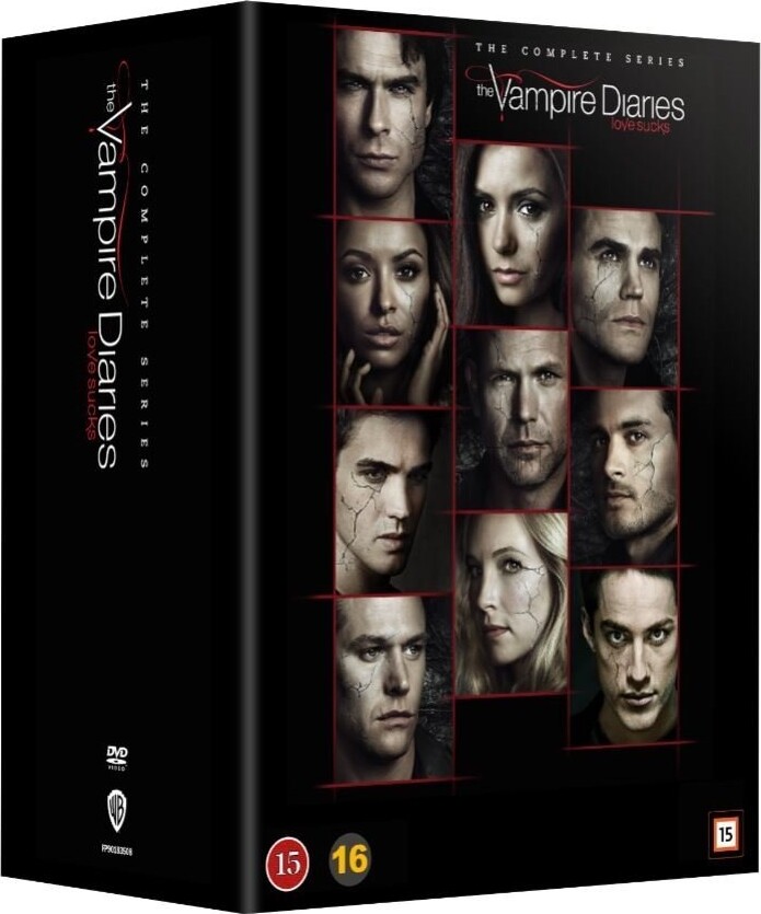 The Vampire Diaries - Sæson 1-8 - DVD - Tv-serie