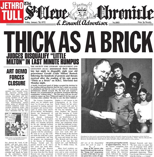 Jethro Tull - Thick As A Brick - Vinyl Lp