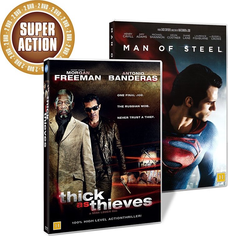 Man Of Steel // Thick As Thieves - DVD - Film