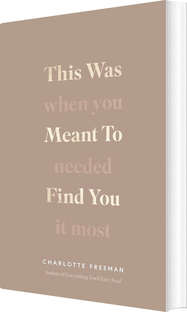 Billede af This Was Meant To Find You: When You Needed It Most - Charlotte Freeman - English Book