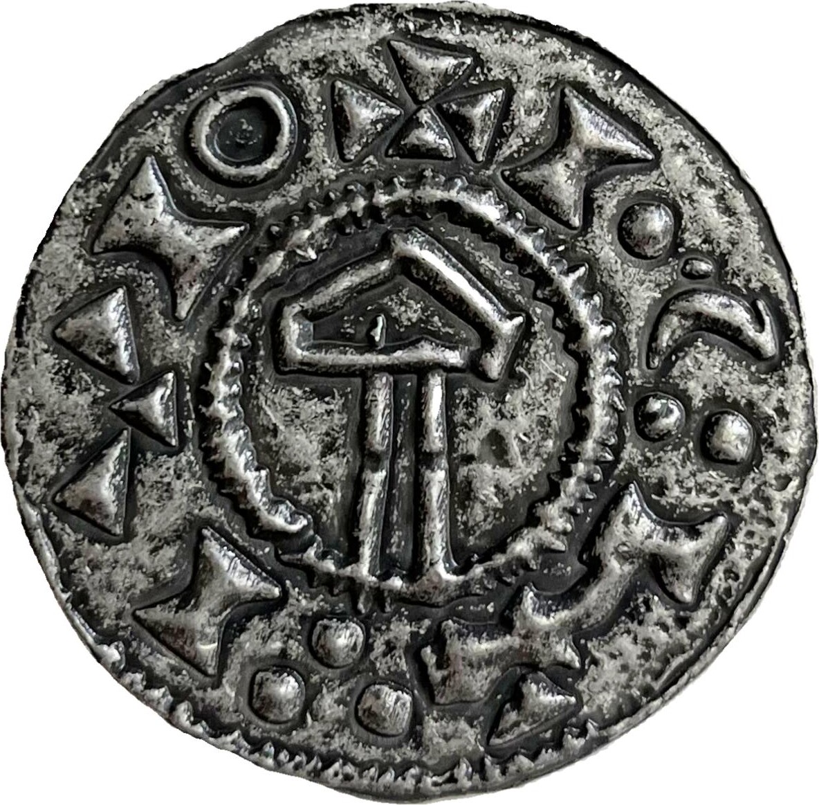 Liontouch - Viking Legetøjsmønt - Thorshammer - Sølv