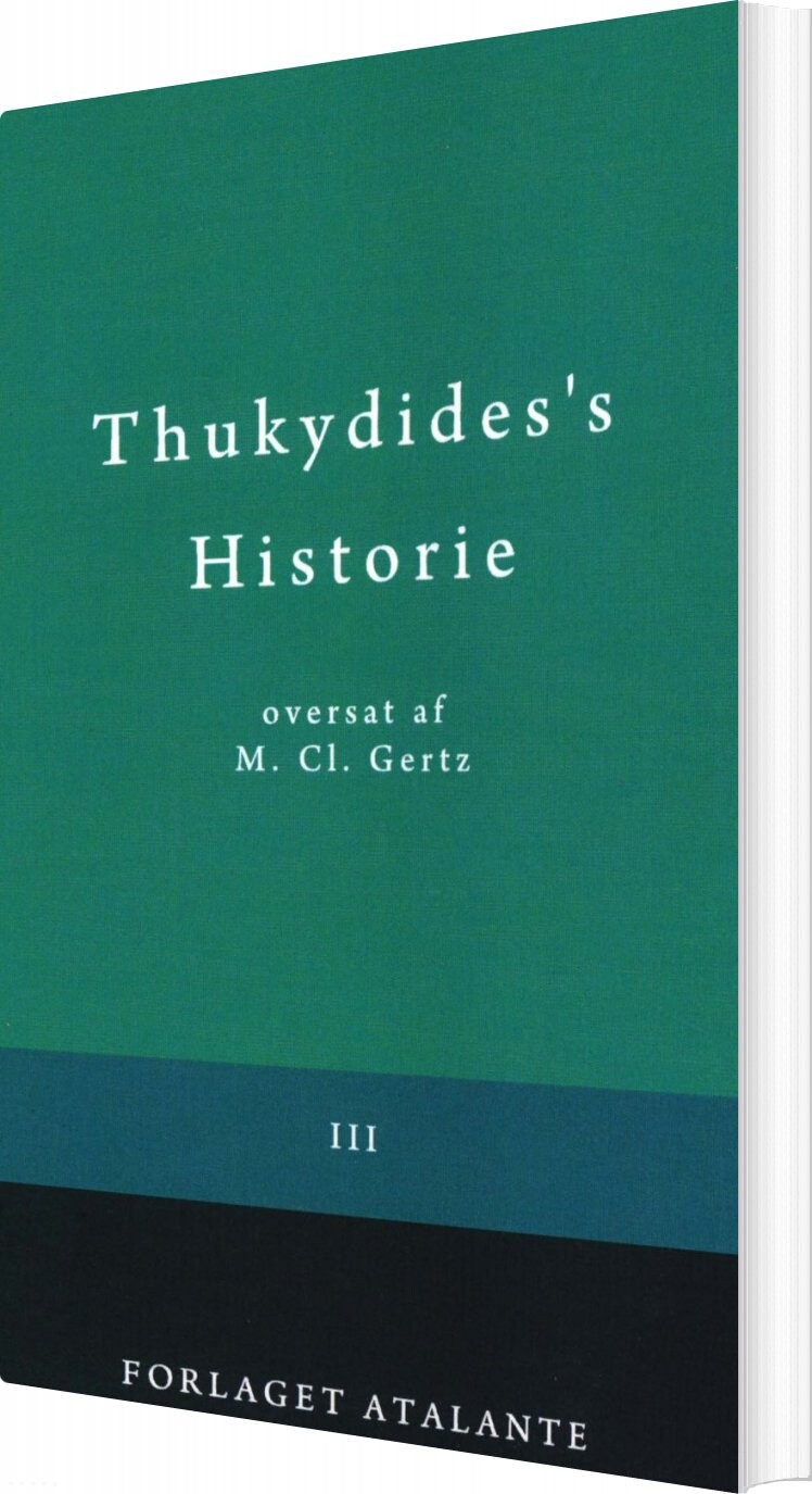 Billede af Thukydides's Historie Iii - Thukydid - Bog