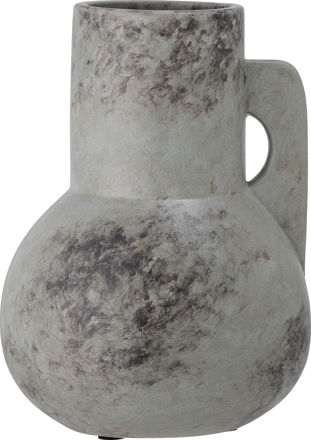 Bloomingville - Tias Vase - Grå - Keramik - H 23 Cm