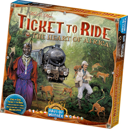 Ticket To Ride: The Heart Of Africa - Brætspil