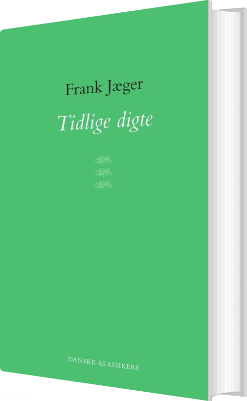 Tidlige Digte - Frank Jæger - Bog