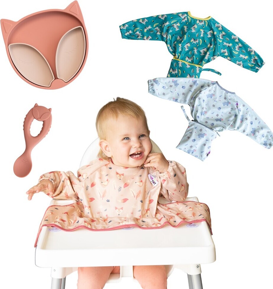 Tidy Tot Ultimate Baby Led Weaning Kit - 3 Hagesmækker