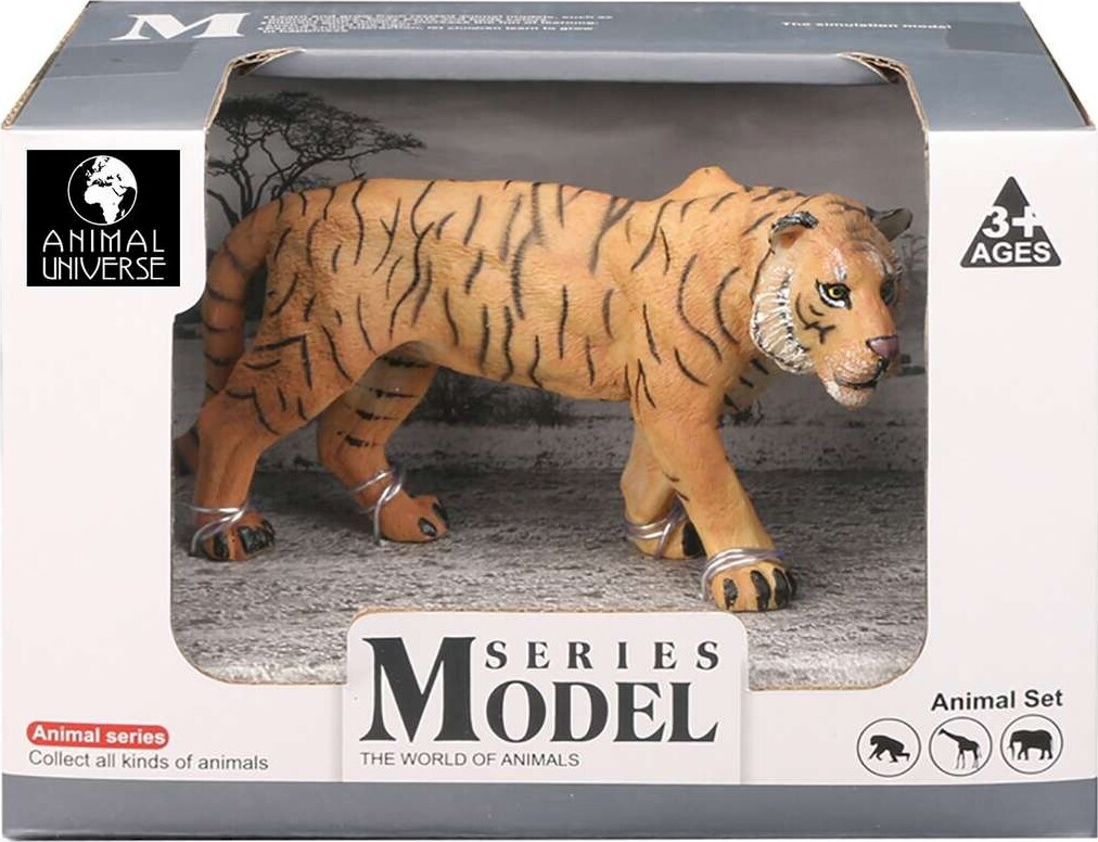 Tiger Figur - Model Series - Animal Universe - 16x9,5x11 Cm