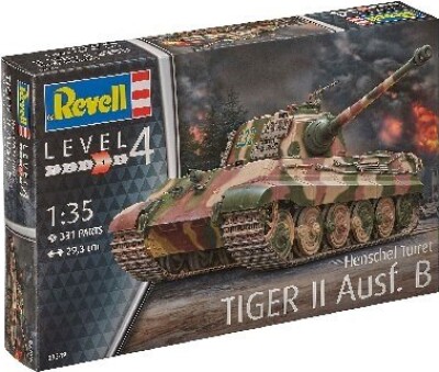 Billede af Revell - Tiger Ii Ausf. B Tank Byggesæt - 1:35 - 03249