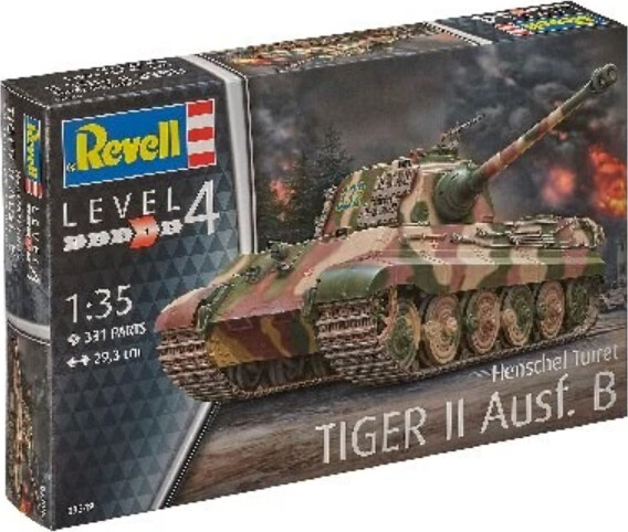 Revell - Tiger Ii Ausf. B Tank Byggesæt - 1:35 - 03249