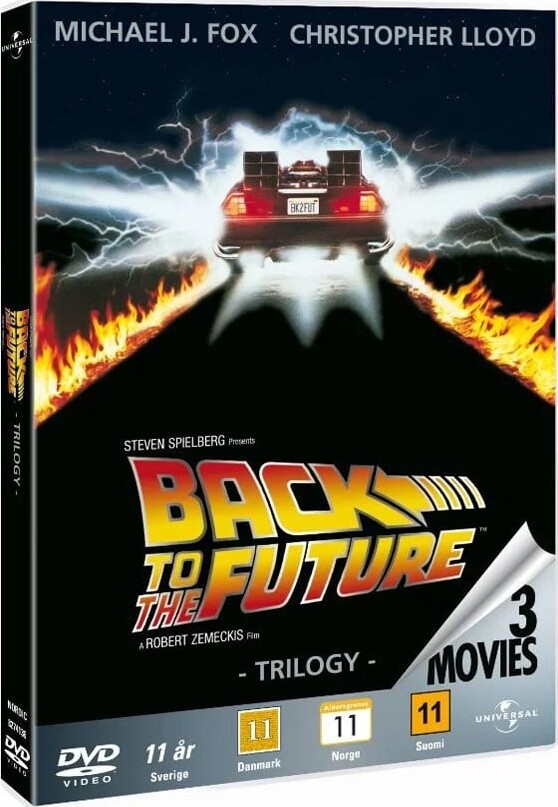 Back To The Future / Tilbage Til Fremtiden - 1-3 Trilogy Box Set - DVD - Film