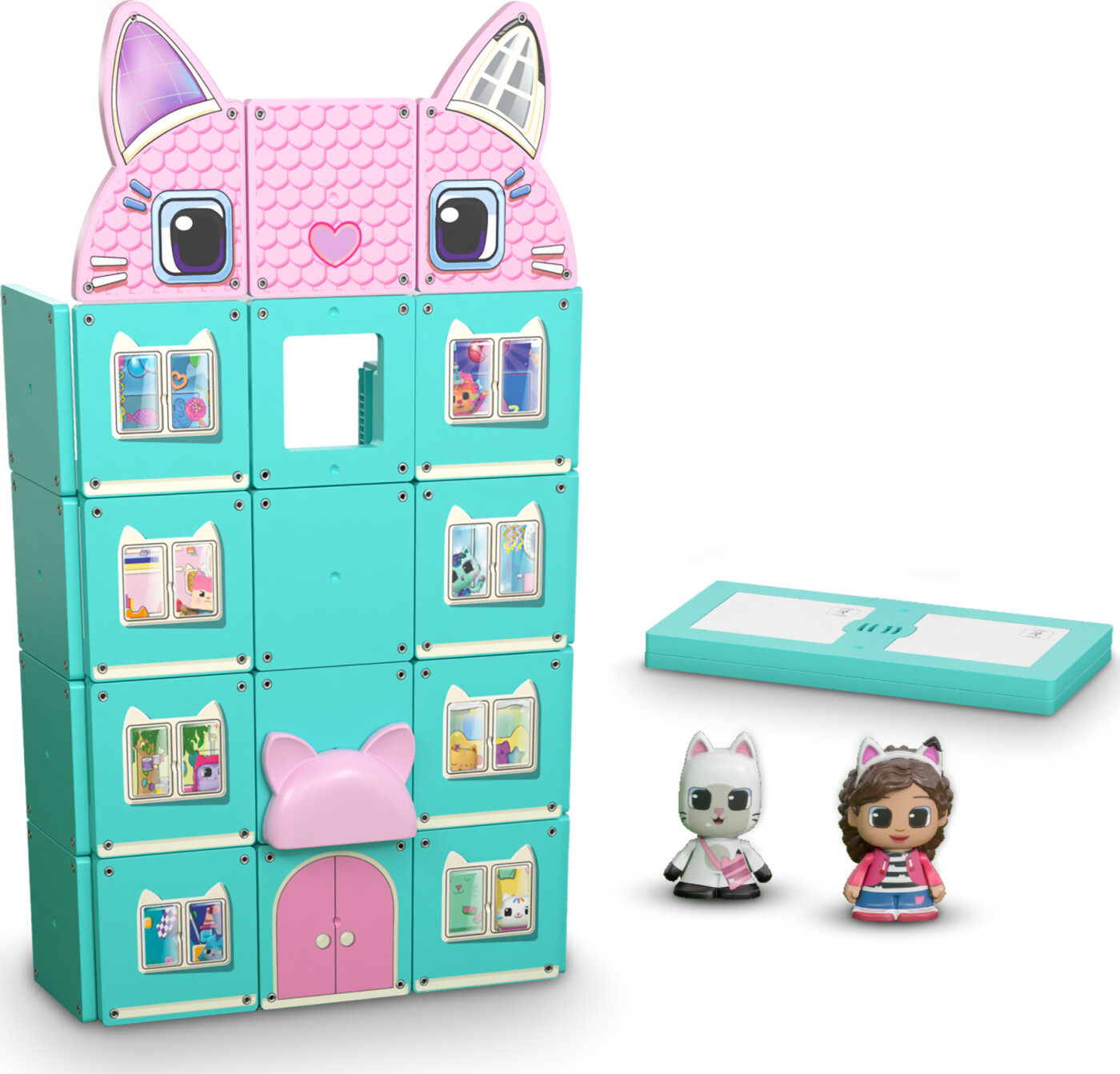 Tile Town - Gabbys Doll House Magnetisk Lege- Og Byggesæt