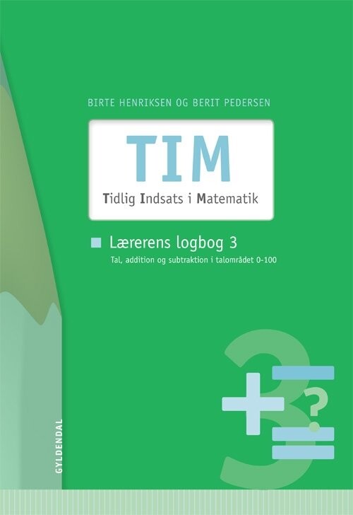 Tim - Tidlig Indsats I Matematik - Berit Pedersen - Bog