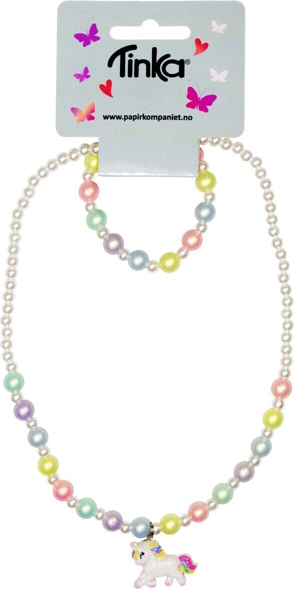 Tinka Beauty - Halskæde/armbånd - Perler Med Enhjørning