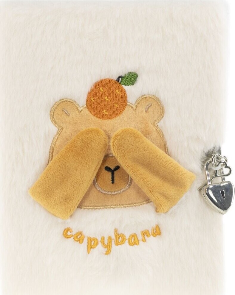 Tinka - Dagbog Capybara M/lås Og Klemmefunktion - Bog