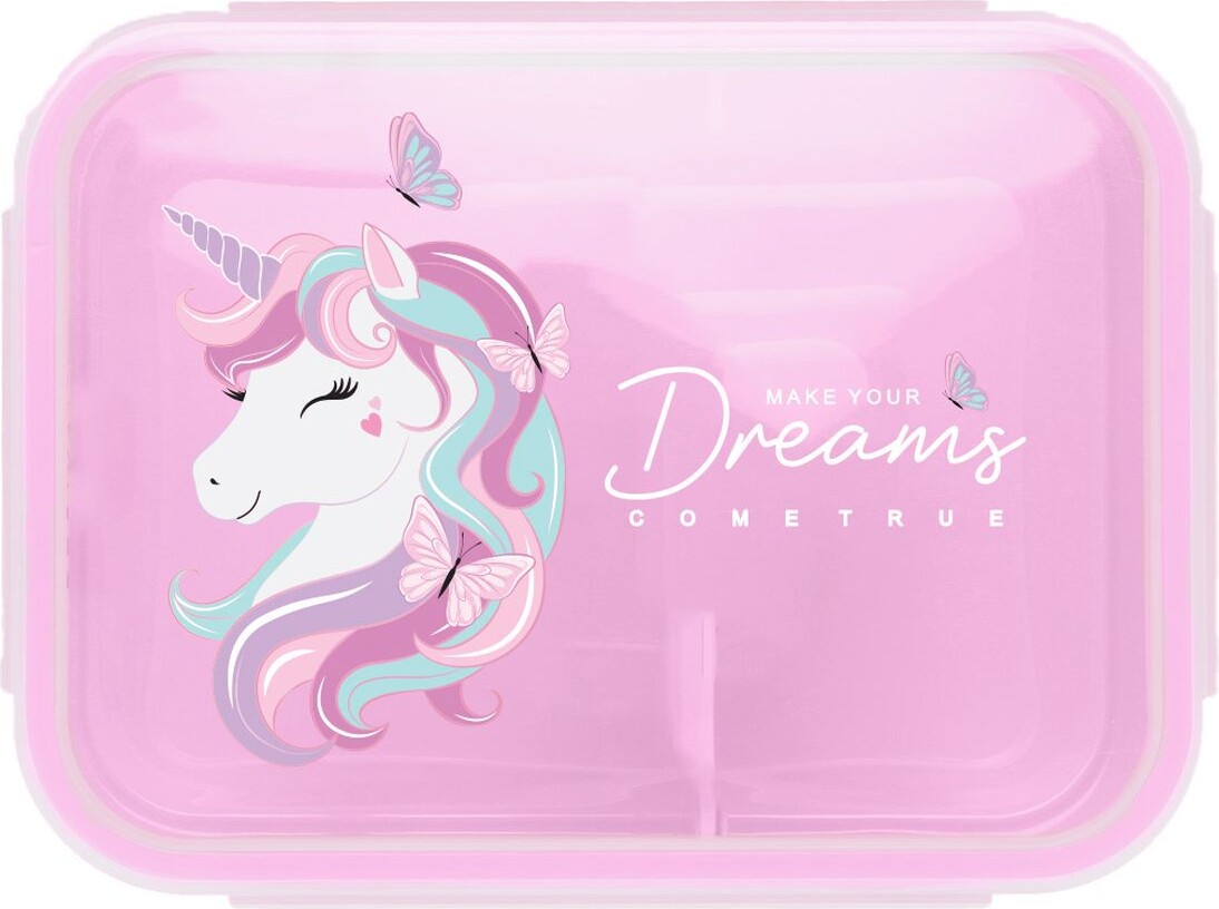 Tinka - Madkasse Til Børn - Enhjørning - Pink