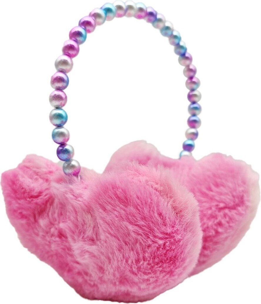 Tinka - ørevarmer - Rosa Hjerter M. Perlebøjle (8-800428)