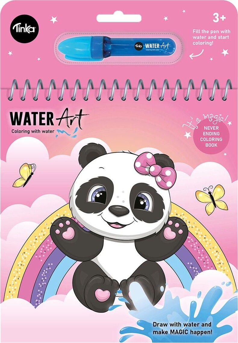 Billede af Tinka - Water Art - Panda - Diverse - Bog