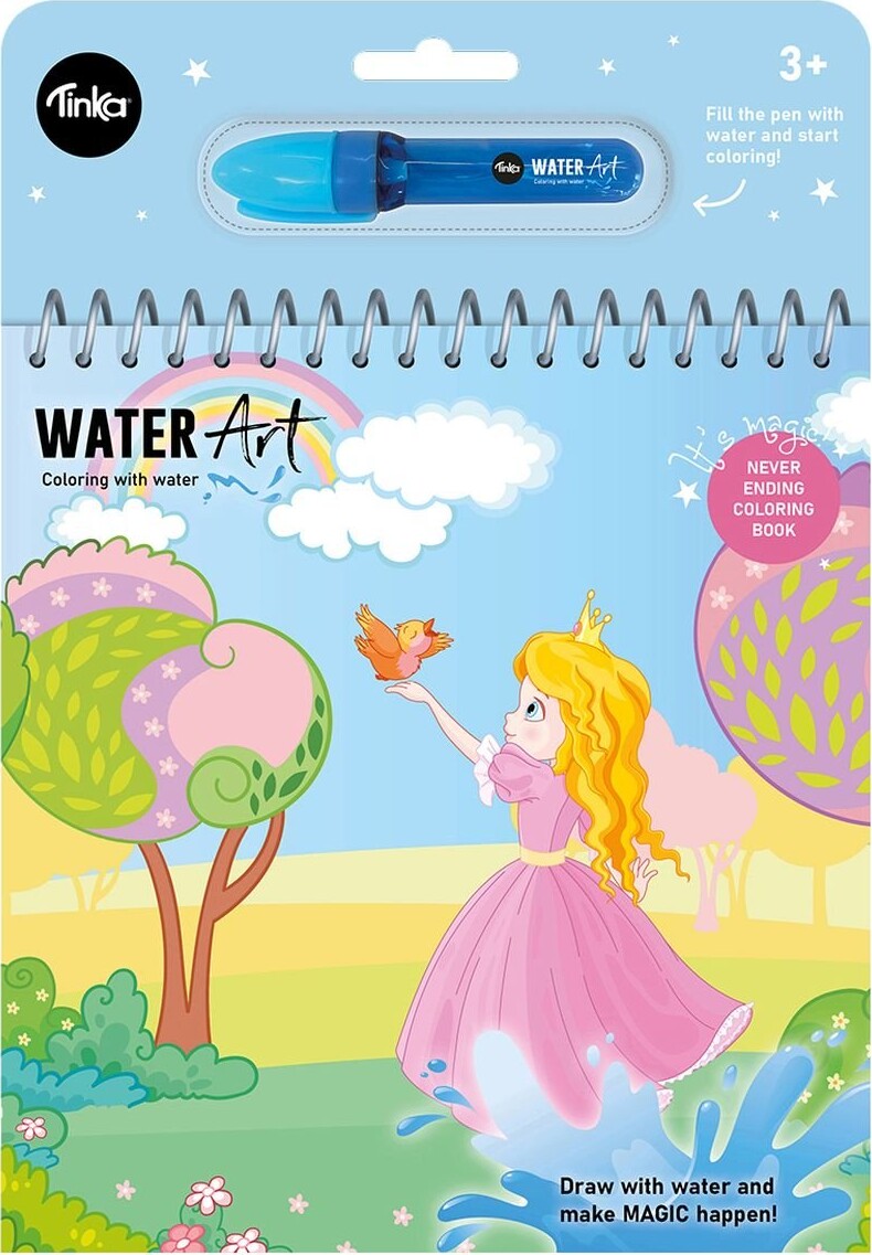 Billede af Tinka - Water Art - Prinsesse - Diverse - Bog