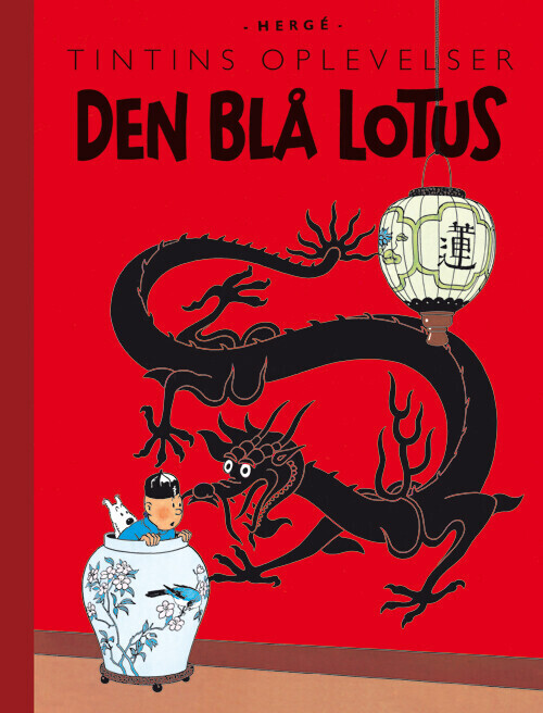 Tintins Oplevelser: Den Blå Lotus – Retroudgave – Hergé – Bog
