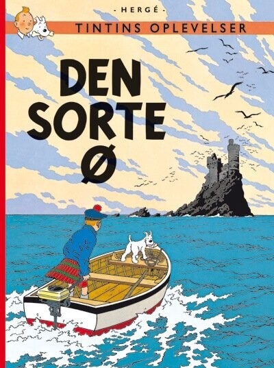 Billede af Tintins Oplevelser: Den Sorte ø - Hergé - Tegneserie hos Gucca.dk