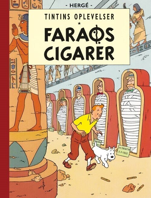 Tintins Oplevelser: Faraos Cigarer – Retroudgave – Hergé – Bog