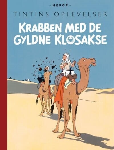 Tintins Oplevelser: Krabben Med De Gyldne Klosakse – Retroudgave – Hergé – Bog