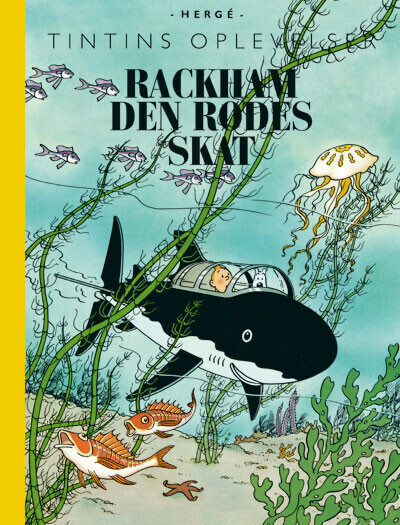 Tintins Oplevelser: Rackham Den Rødes Skat – Retroudgave – Hergé – Bog