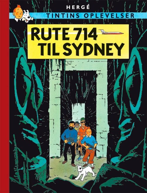 Billede af Tintins Oplevelser: Rute 714 Til Sydney - Retroudgave - Hergé - Tegneserie hos Gucca.dk