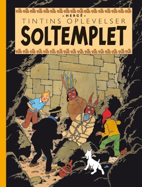 Tintins Oplevelser: Soltemplet – Retroudgave – Hergé – Bog