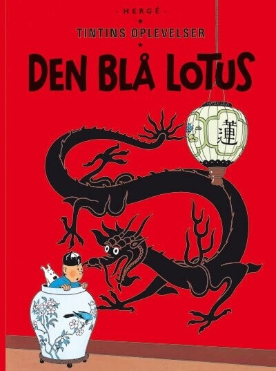 Billede af Tintins Oplevelser: Den Blå Lotus - Hergé - Tegneserie hos Gucca.dk