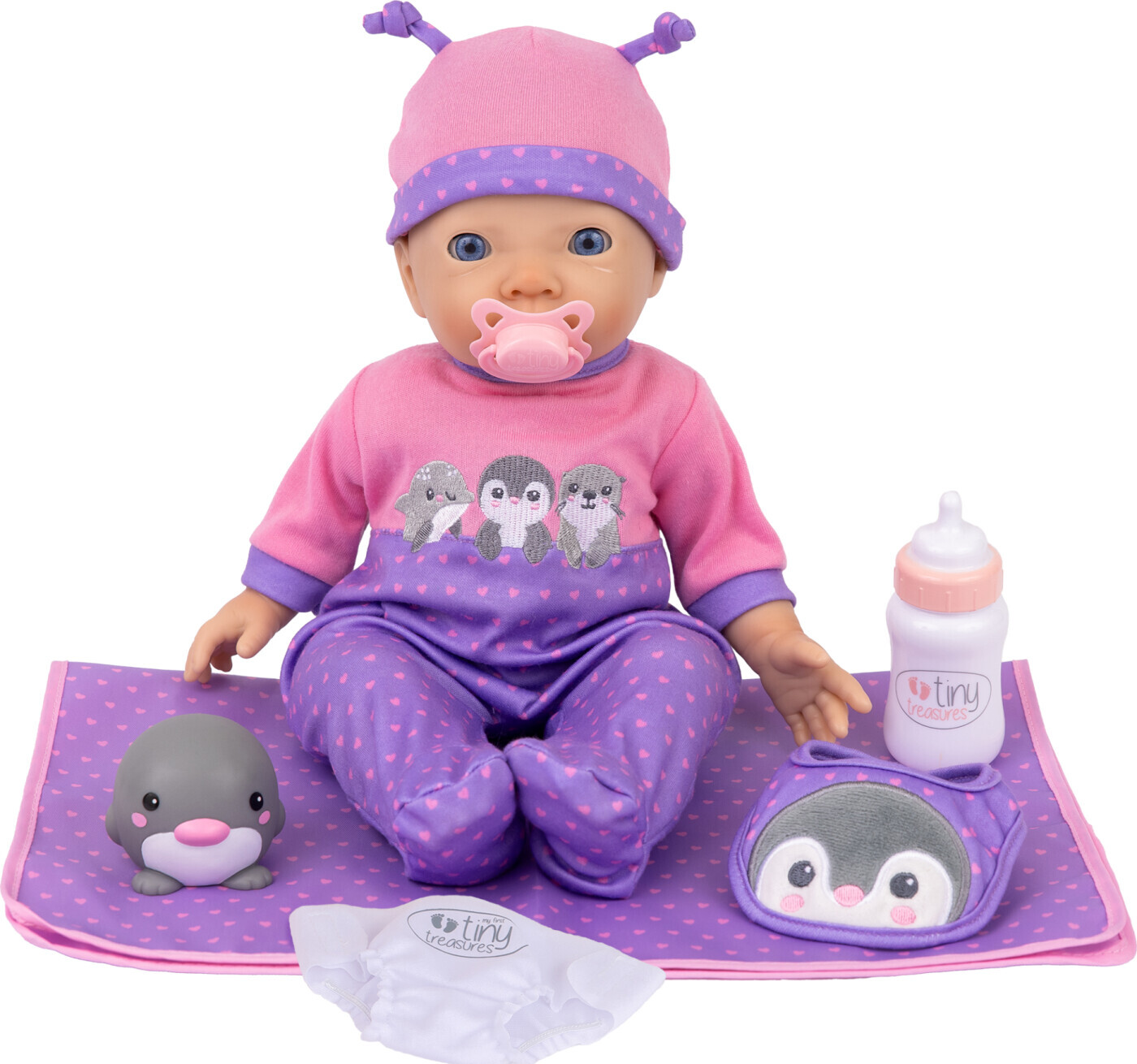 Tiny Treasure - My First Tiny Treasures Peekaboo Doll Set
