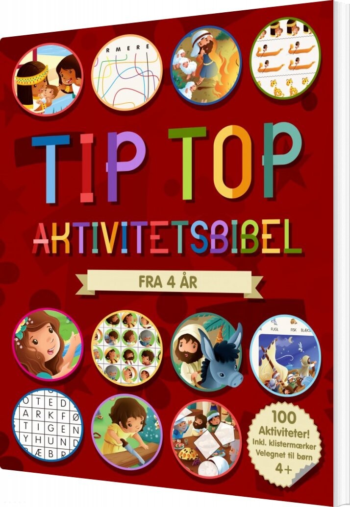 Billede af Tip Top Aktivitetsbibel 4+ - Anette Broberg Knudsen - Bog