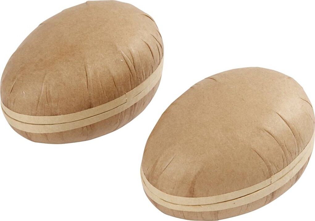 To-delte æg - L 12 Cm - 16 Stk. billede