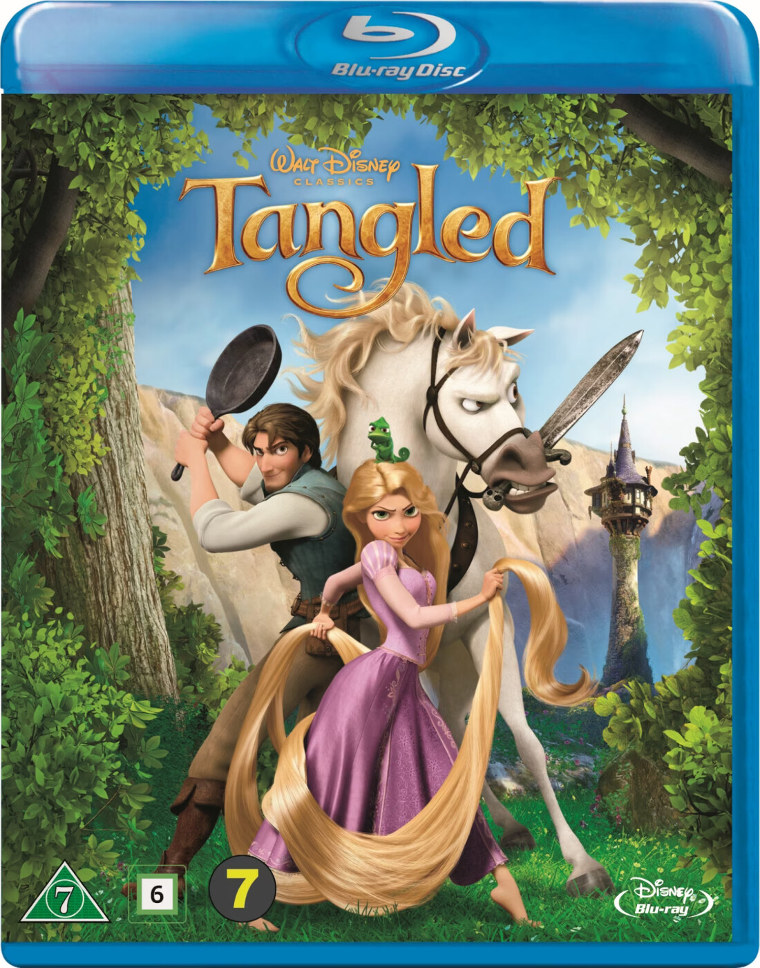 To På Flugt / Tangled - Disney - Blu-Ray