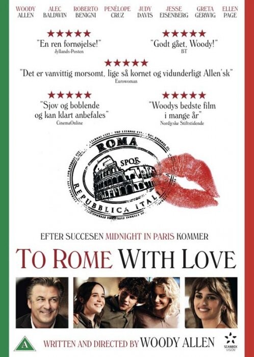 To Rome With Love - DVD - Film
