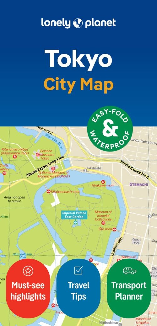 Tokyo City Map - Lonely Planet  - English book