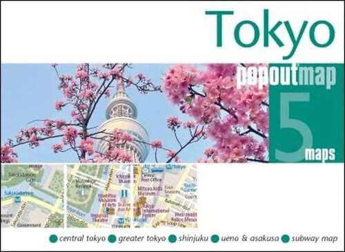 Tokyo Popout Map - Popout Map - English Book