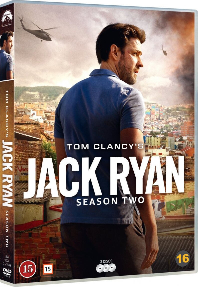 Tom Clancys Jack Ryan - Sæson 2 - DVD - Tv-serie