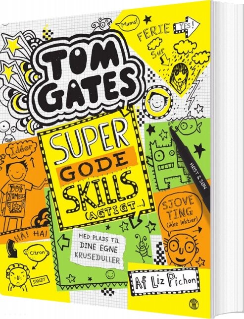 Billede af Tom Gates 10 - Supergode Skills - Agtigt - Liz Pichon - Bog