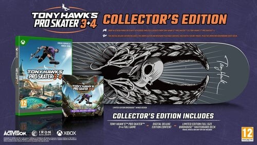 Tony Hawk's Pro Skater 3 + 4 Collectors Edition - Xbox One