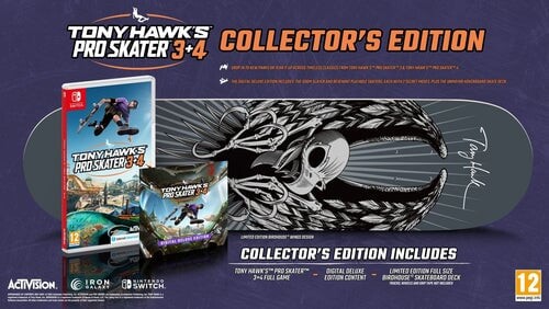 Tony Hawk's Pro Skater 3 + 4 Collectors Edition - Nintendo Switch
