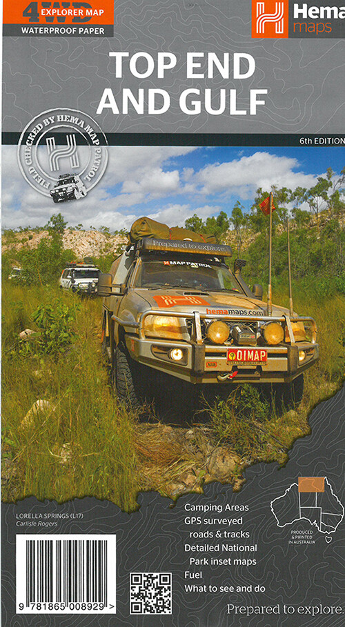 Billede af Top End And Gulf - Hema Maps - English Book