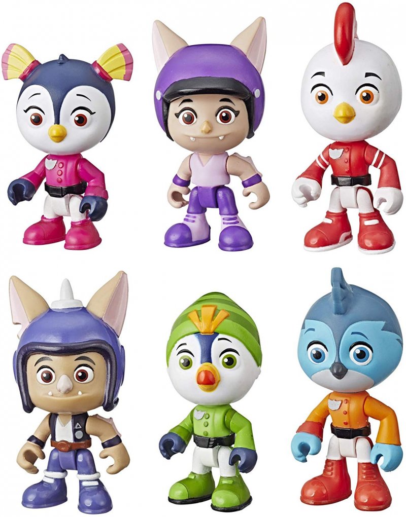 Top Wing Pakke Med 6 Figurer Swift, Penny, Rod, Brody, Baddy Og