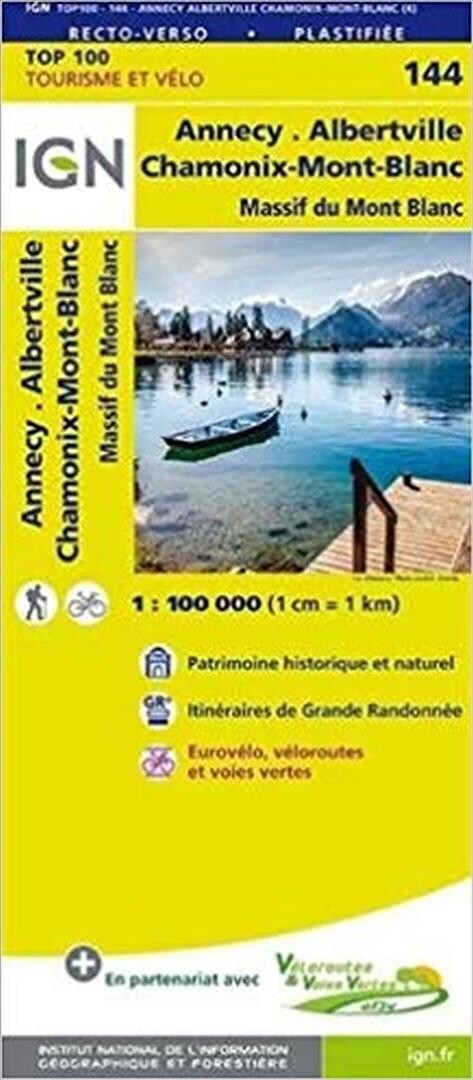 Billede af Top100: 144 Annecy - Albertville Chamonix-mont-blanc - Calum Macleod - English Book