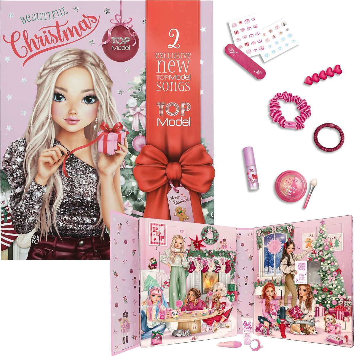 Top Model - Beautiful Christmas - Makeup Julekalender Til Børn - Depesche