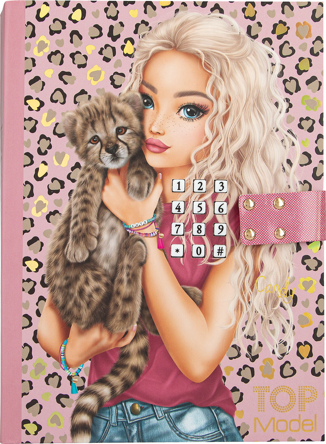 Topmodel - Dagbog Med Kode Og Musik - Leoheart - Bog