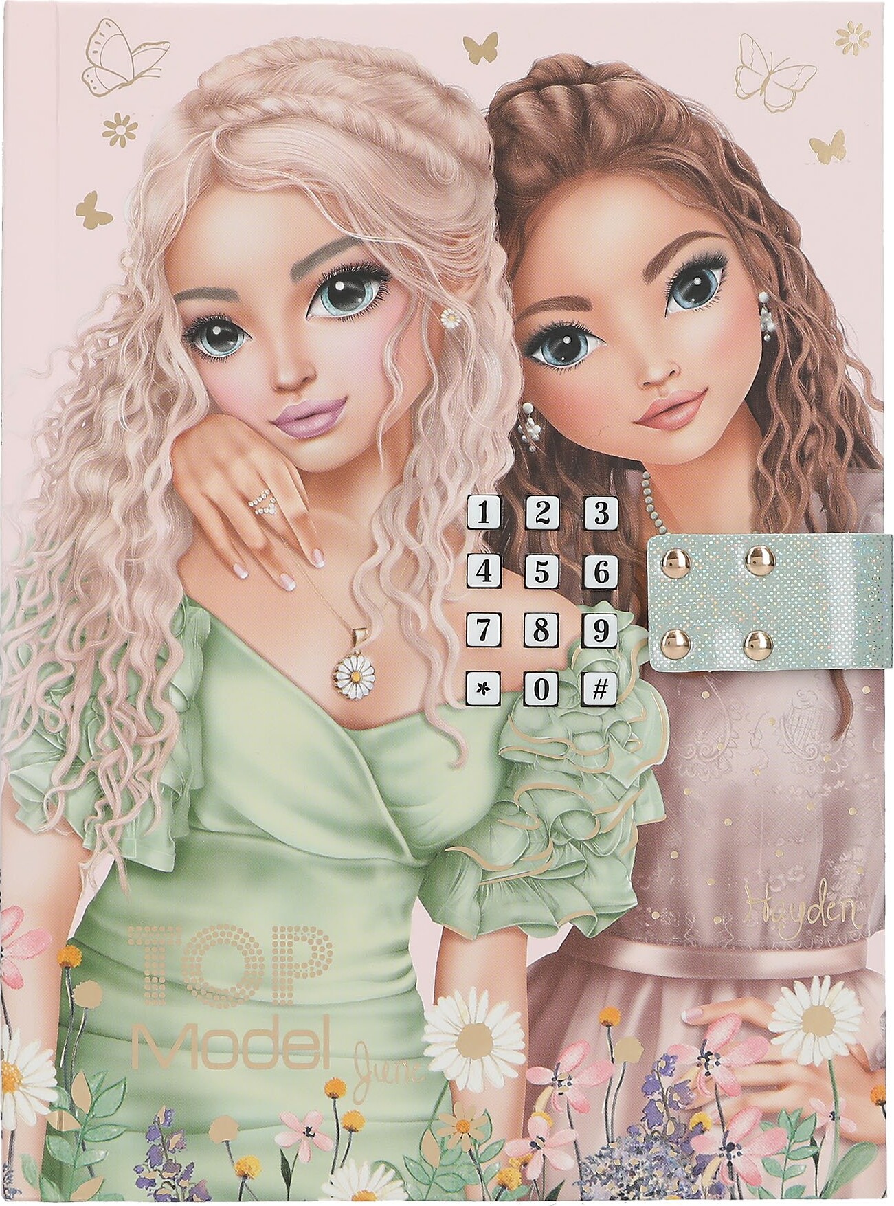 Top Model - Dagbog Med Kode Og Musik - Summer Feeling - Bog