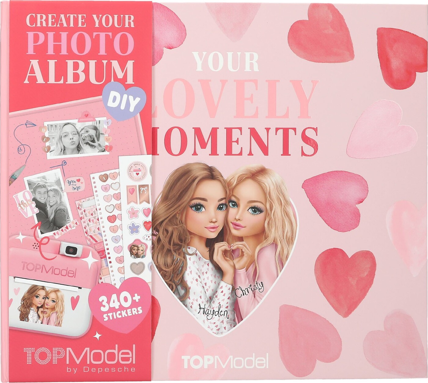 Top Model - Lav Selv Diy Fotoalbum Til Børn - Inkl. 340 Stickers