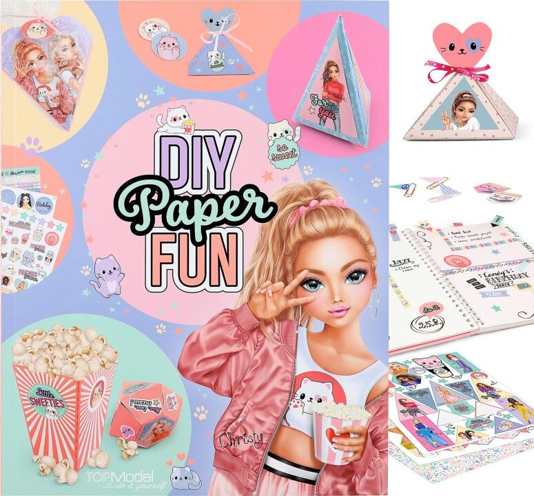Billede af Top Model - Diy Paper Fun Bog Cutie Star - Depesche - Bog