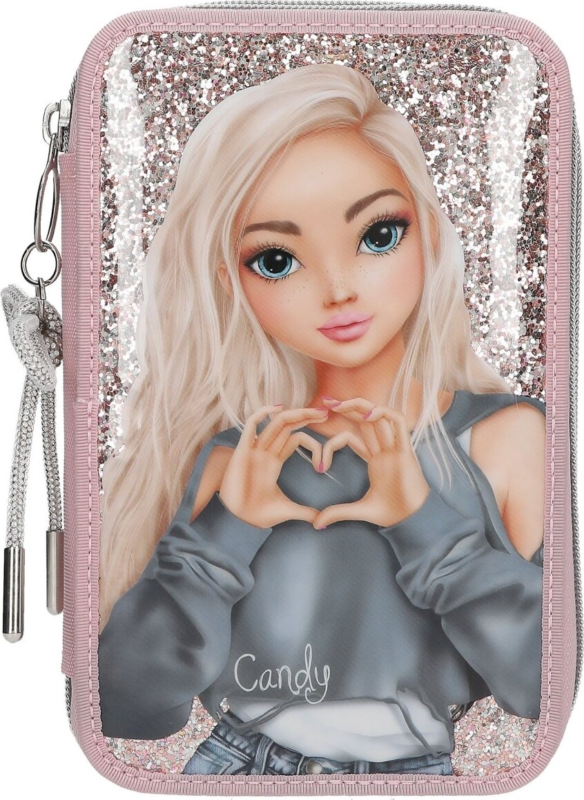 Top Model - Dobbelt Penalhus Med Indhold - My Bff